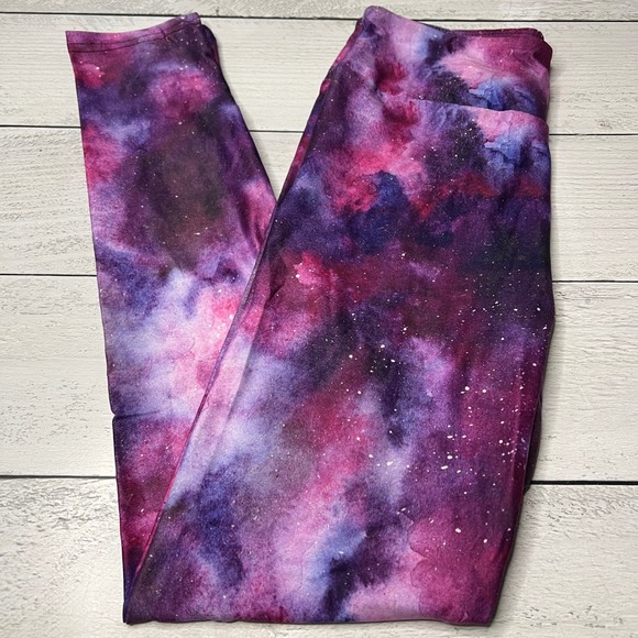 Leggings Bundle Lot 8 Pairs Fun Prints Galaxy Steampunk Holiday Characters - Picture 6 of 12